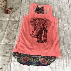Very cute bohemian tank with fun details